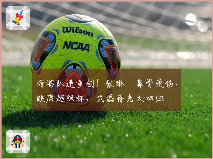 海港队遭重创！张琳芃鼻骨受伤，缺席超级杯，武磊蒋光太回归